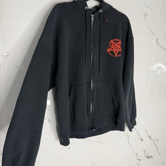 Superjoint Ritual "Use Once & Destroy" Hoodie L RARE Goth Gothic - Picture 1 of 9